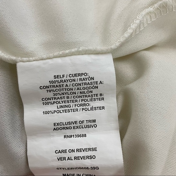 Hint of Mint Boho Mini Dress Pink with White Lace Size Small - Picture 5 of 7